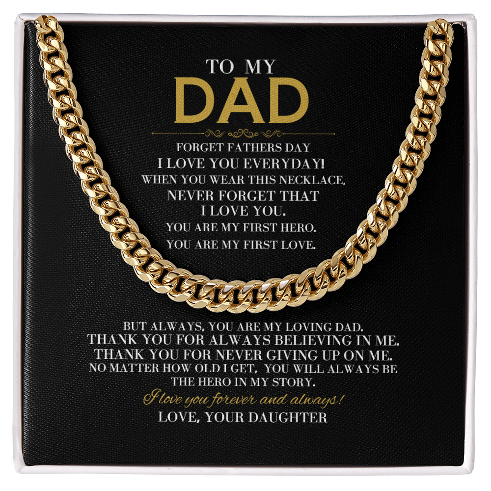 NEVER FORGET THAT I LOVE YOU - CUBAN LINK