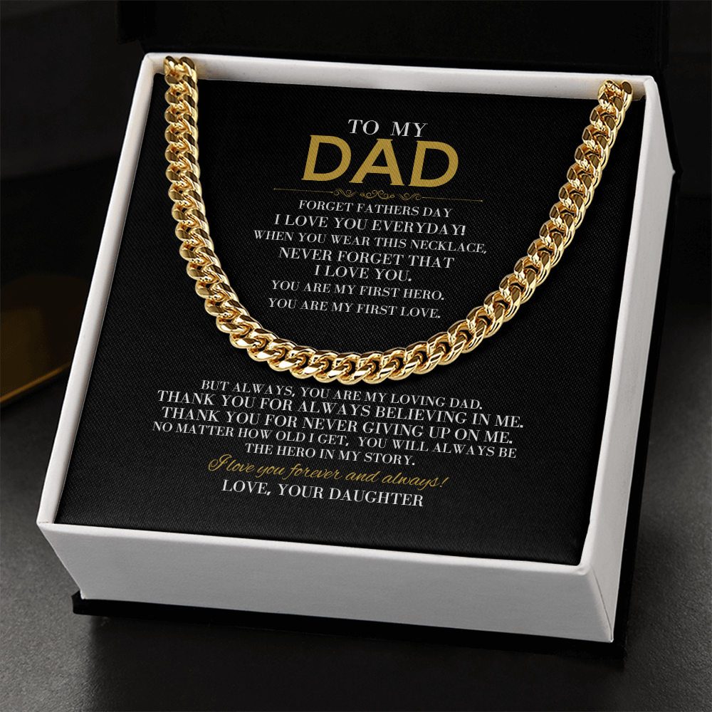 NEVER FORGET THAT I LOVE YOU - CUBAN LINK