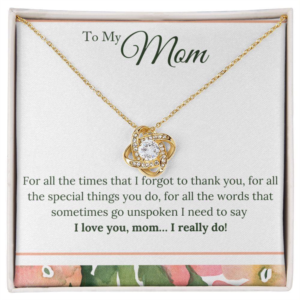 TO MY MOM