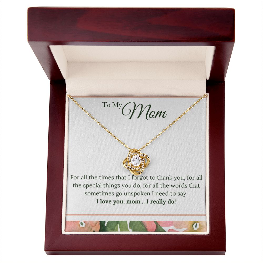 TO MY MOM