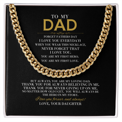 NEVER FORGET THAT I LOVE YOU - CUBAN LINK