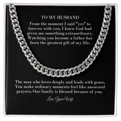 THE JOURNEY TOGETHER - I SAID YES - CUBAN LINK