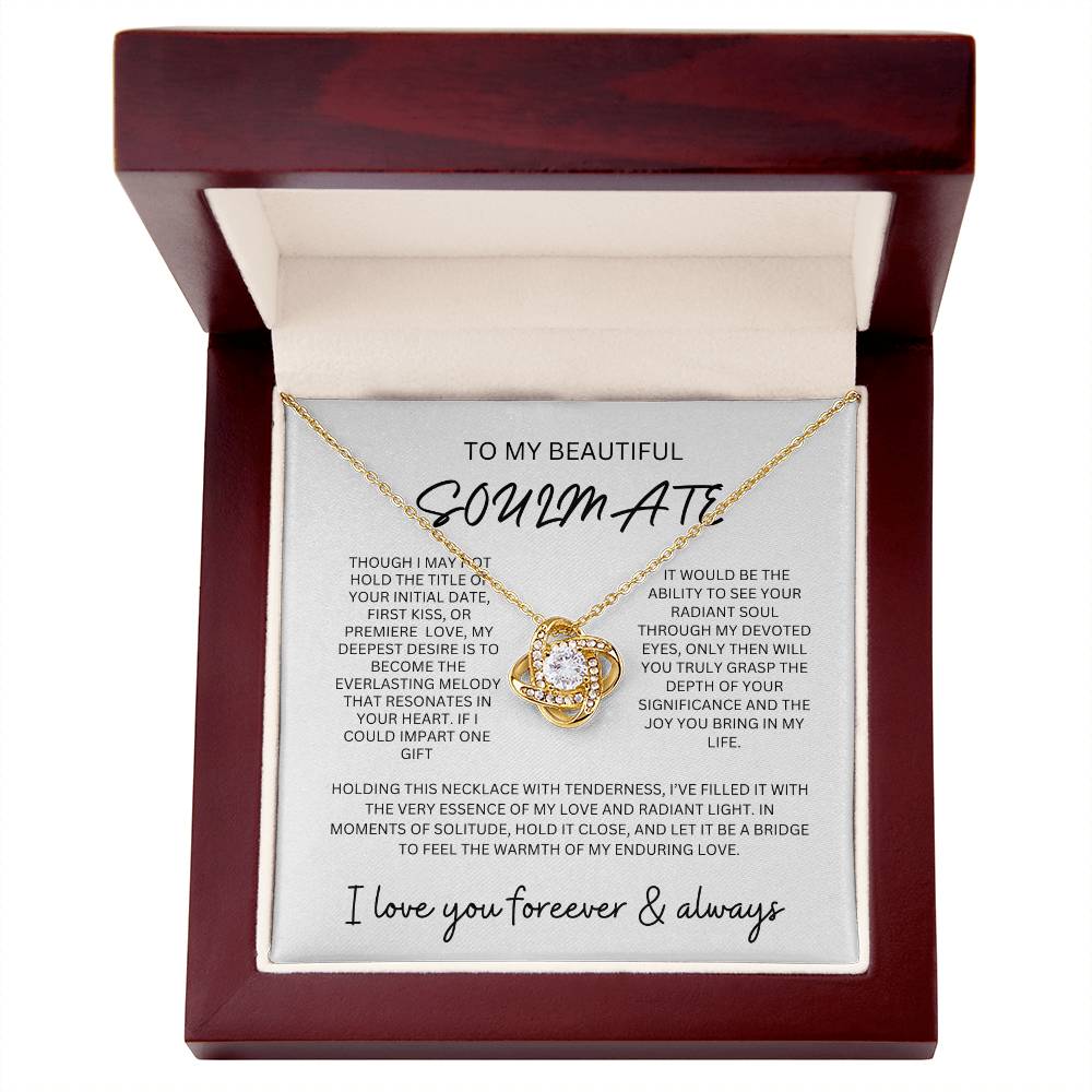 TO MY BEAUTIFUL SOULMATE