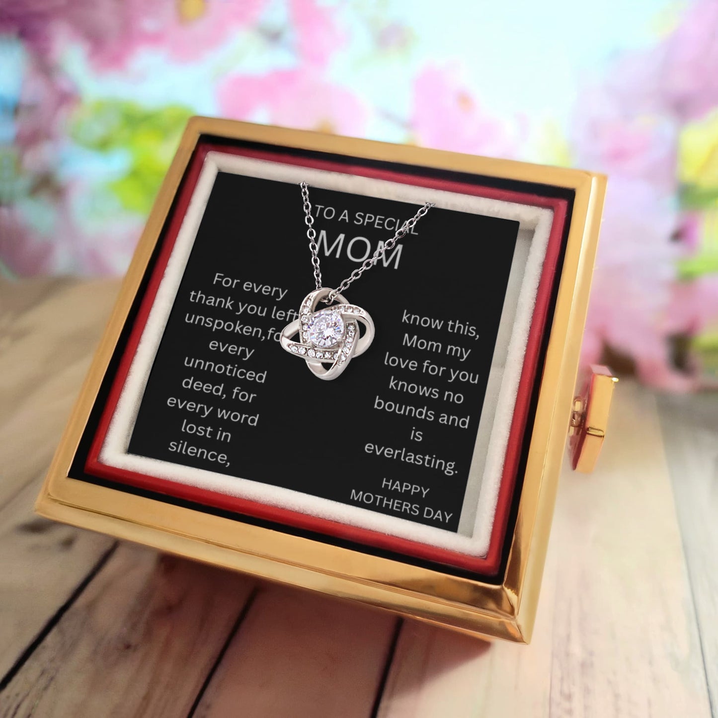 A Special Mom - Love Knot Necklace