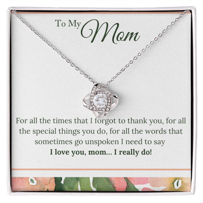 TO MY MOM