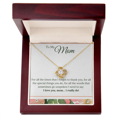 TO MY MOM